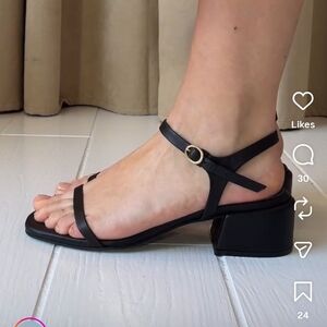 Poppy Barley Lindsey heeled sandal - size 8